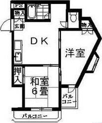 ジュネパレス平塚第０３の物件間取画像